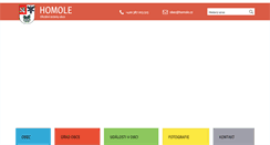 Desktop Screenshot of homole.cz